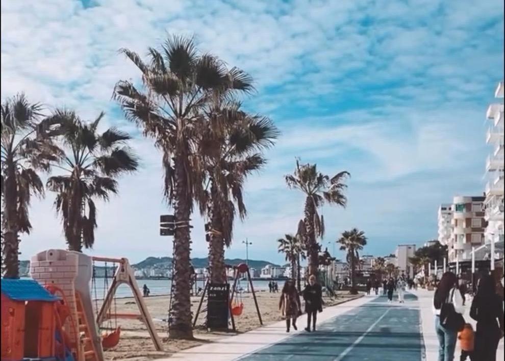 Durres Strand Direkt Am Meer 외부 사진